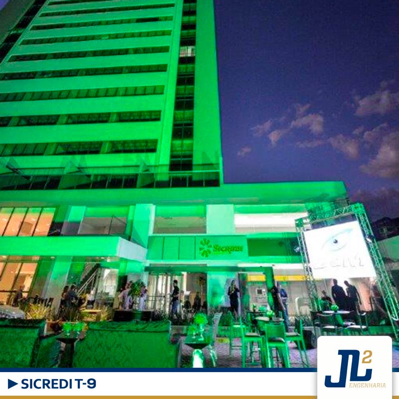 Unidade Sicredi T-9, obra realizada pela JL2 Engenharia